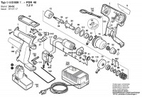 Bosch 0 603 939 723 Pdr 7,2 Ve Cordless Percus Screwdriv 7.2 V / Eu Spare Parts
